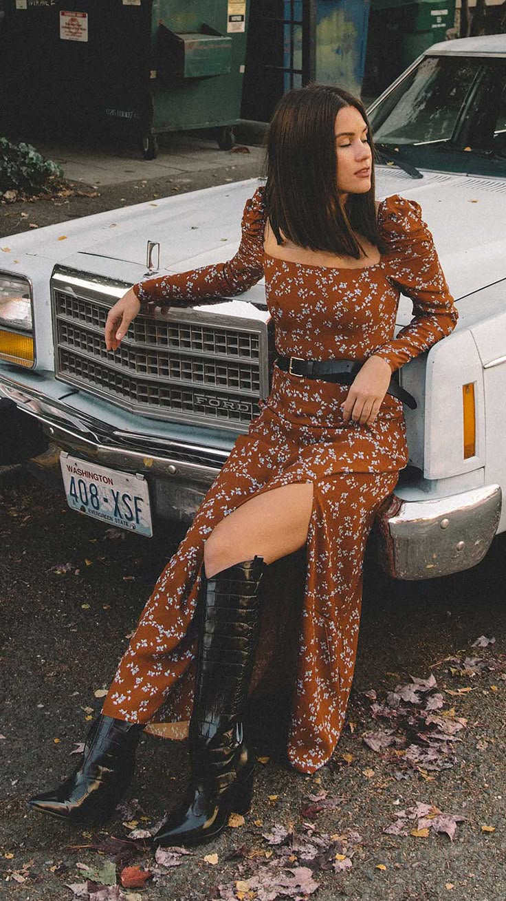vintage rock chick outfit look