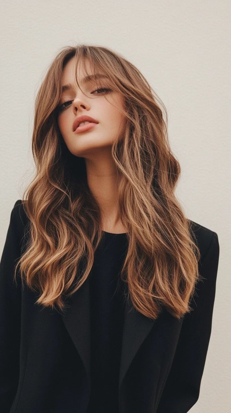 messy waves or sleek and edgy hair