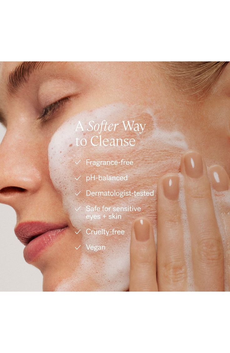 using a cleanser