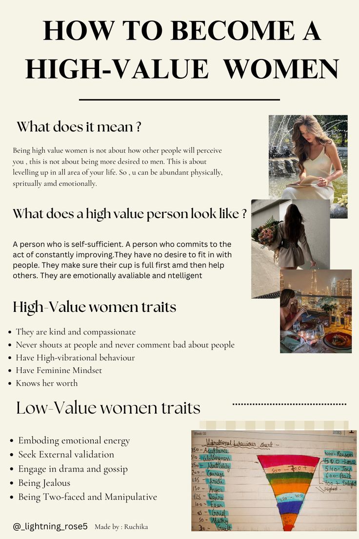 becoming a high value woman