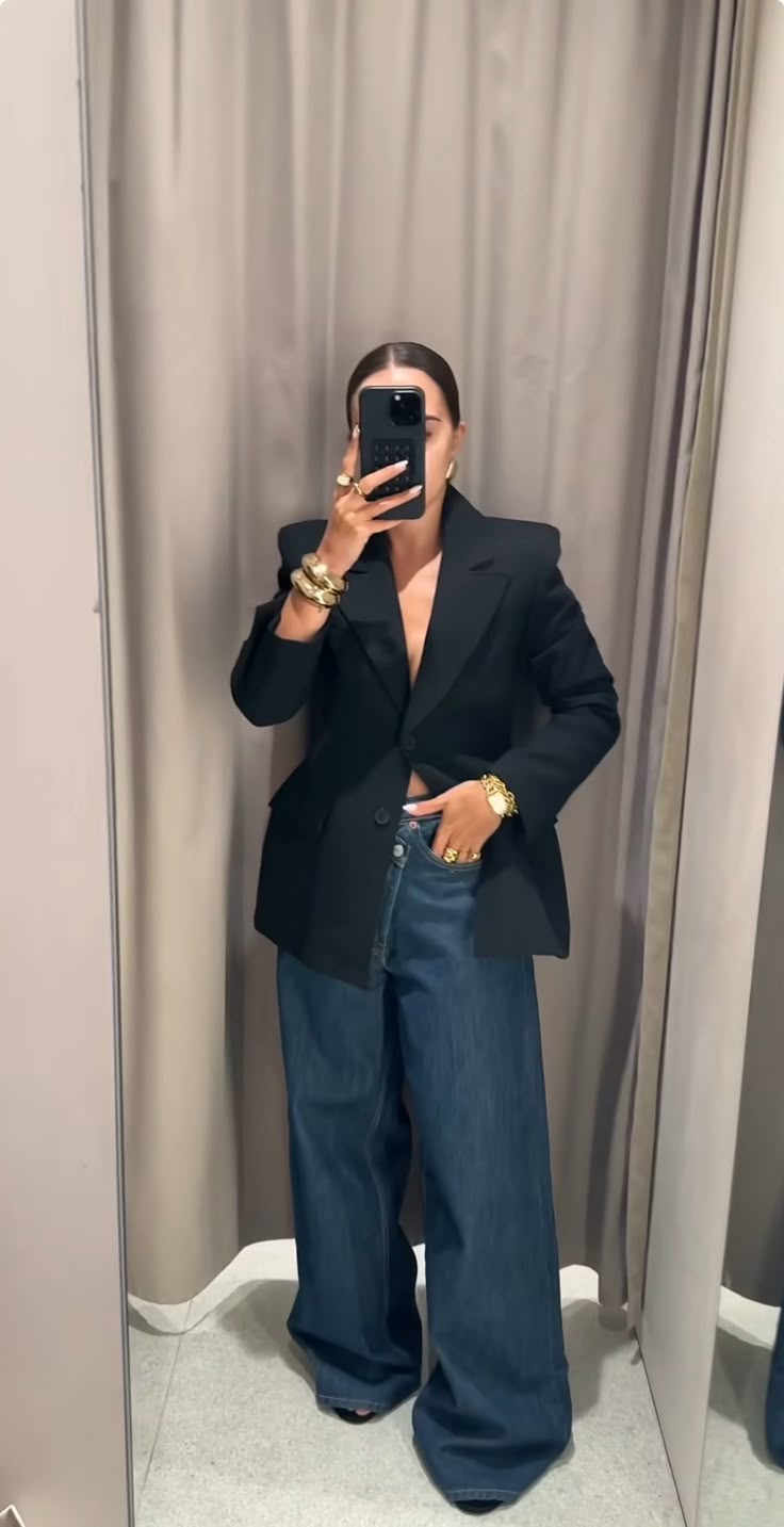 blazer and jean