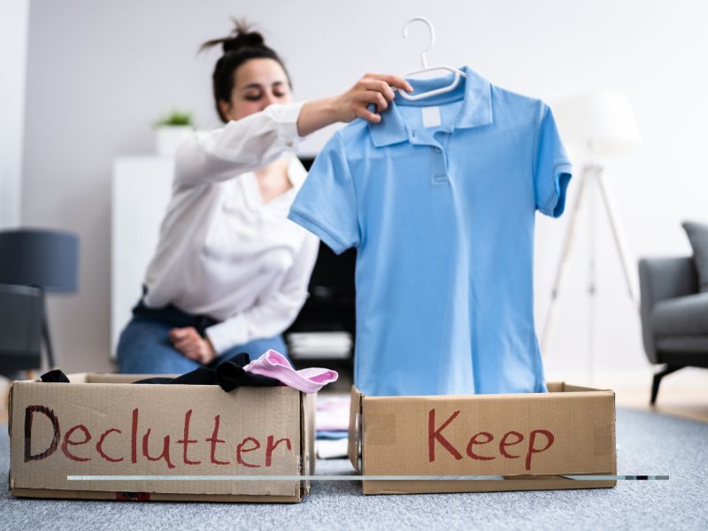 decluttering