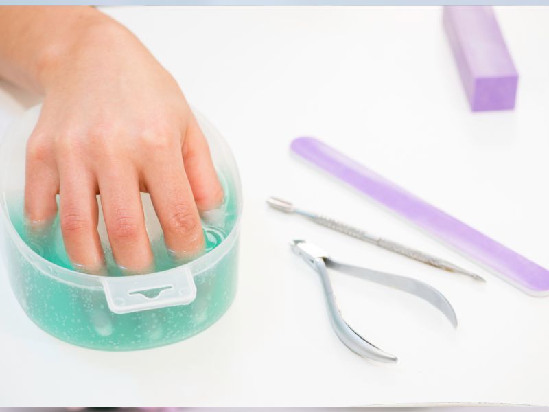soaking your nails