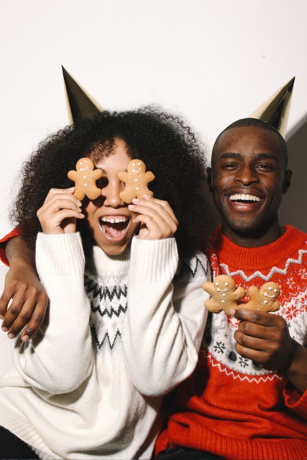 Trendy christmas outfit